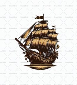 Antikes Piratenschiff